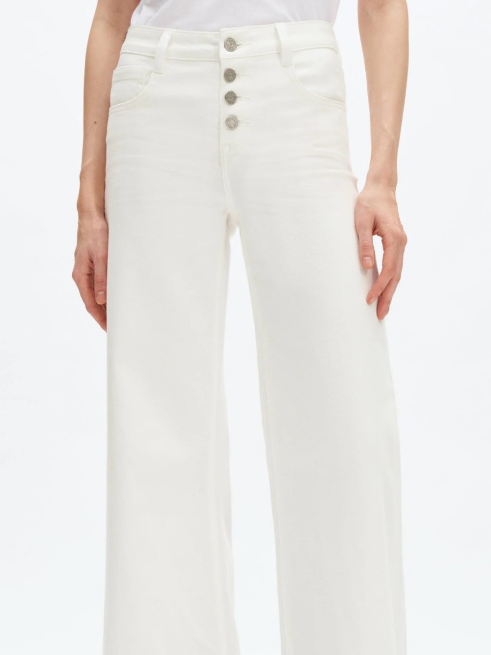 LOFT High-Rise Wide-Leg Pants Jeans NWT